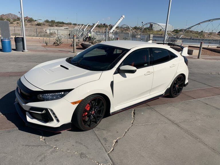 2020 Honda Civic Type R at Tempe Town Lake